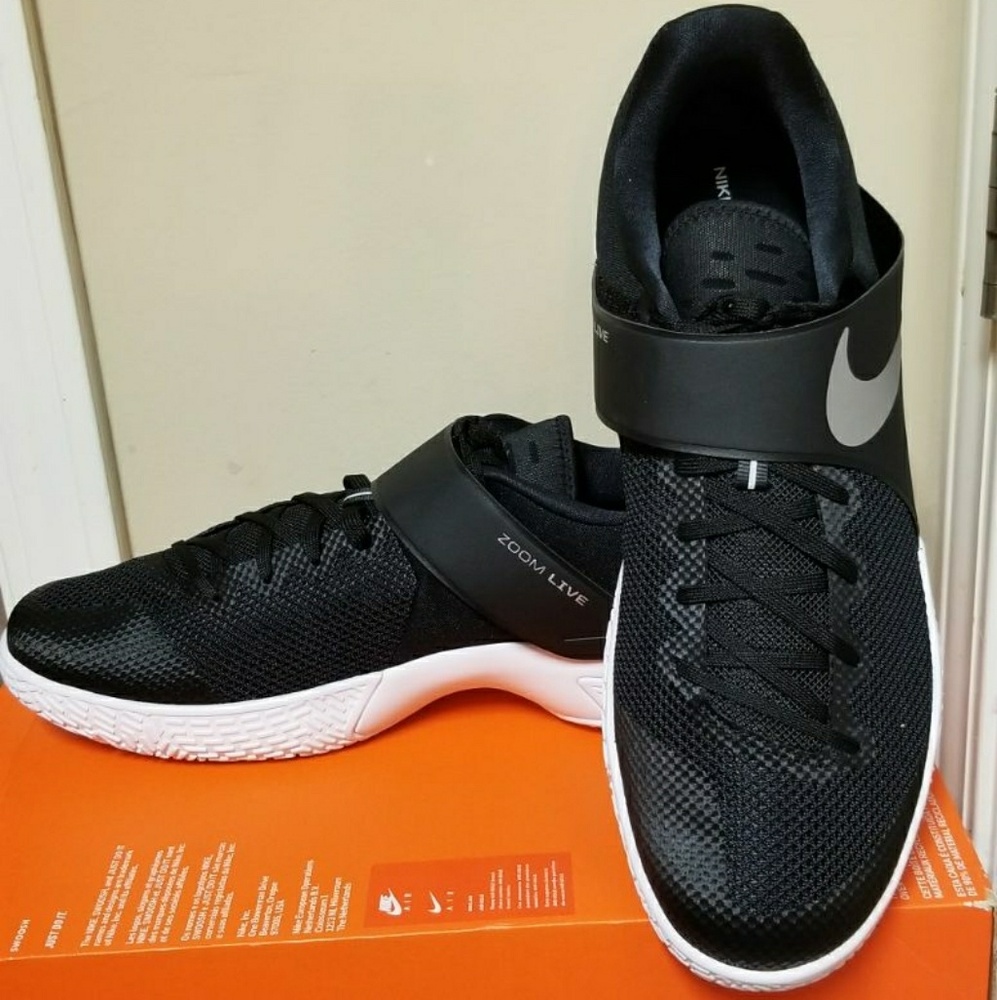 Mens Nike Zoom Live TB Promo Black/Metallic Silver